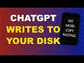 How to Make ChatGPT Write HTML CSS JS Files Directly to Hard Drive of Your PC
