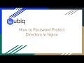 How to Password Protect Directory in NGINX