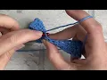 LEFT-HANDED INVISIBLE DECREASE for half double crochet - US terms half treble crochet