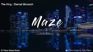 [The King:영원의 군주OST pt.4] 용주 (Yongzoo) - Maze | Piano cover (Sheet Music)