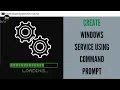 How to Create a Windows Service Using An EXE File