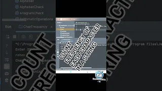 Count Frequency of Each Character in a String Java String Program Explained Step by Step
