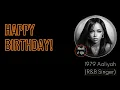 AALIYAH Born on Jan 16 I BSinger