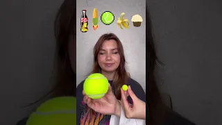 Big Or Small Challenge Gummy Soda Bottle Or Candy Tennis Ball Shorts Best Video By Hmelkofm 