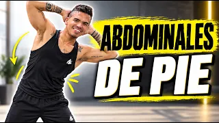 ABDOMINALES DE PIE | Cintura Fina y Vientre Plano | Ejercicios para abdomen y cintura