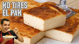 El PUDDING DE PAN más JUGOSO 🍮 Receta de aprovechamiento