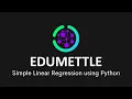 Simple linear regression using Python