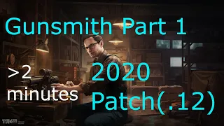 Gunsmith Part 1 MP-133 Mechanic Escape from Tarkov Patch 0 12 for 2020