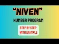 What is NIVEN OR Harshad Number NIVEN OR Harshad Number program Harshad Number
