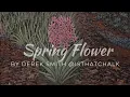 Spring flower chalk art time lapse