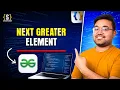 Next Greater Element Stack Java DSA Placement FAANG Shashwat