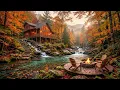 Fall in the Smoky Mountains 🔥 Cozy Cabin by the Creek | Relaxing Autumn Ambience