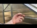 Harbor Freight Greenhouse Clips installation