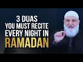 Lagu 3 smeekgebeden die je ELKE avond in de Ramadan MOET reciteren | Ustadh Mohamad Baajour