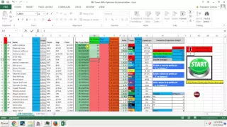 FanDuel DraftKings NBA Lineup Optimizer Tutorial in Microsoft Excel