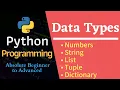 Data Types Python Programming Toturial