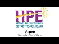 ASPEN - Secondary Reports