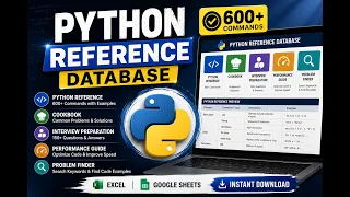 Python Cheat Sheet 600 Python Commands Examples Interview Questions