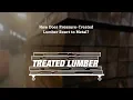 How Does Pressure-Treated Lumber React to Metal