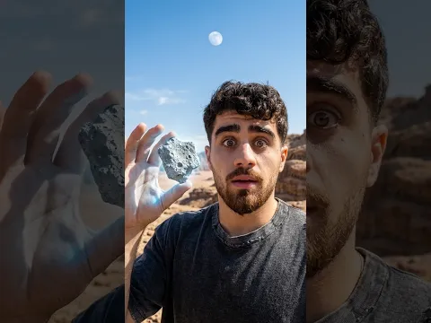 مسكت قطعة من القمر واخيراً