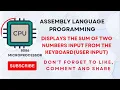 Microprocessor and Assembly Language Programming Part 5