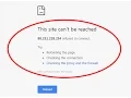 Fix This site can t be reached ERR - CONNECTION