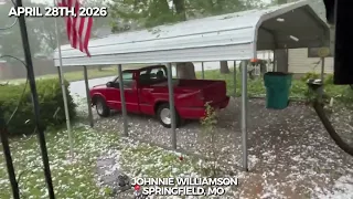 More views from the Springfield Missouri 5-Star hailstorm today