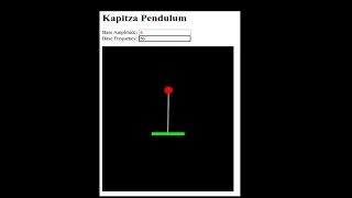 PHYSICS PROGRAMMERS Kapitza Pendulum