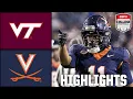 Virginia Tech vs Virginia Cavaliers Full Game Highlights ESPN College Football