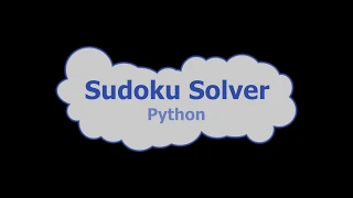 Sudoku Solver - Python