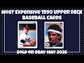 1990 Upper Deck Most Expensive eBay Sales Baseball Cards May 2026