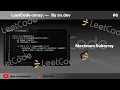 Find Maximum Subarray Sum with Kadane s Algorithm Java Solution Explained