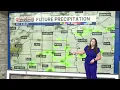 Scattered showers will move through as we go throughout the day Tori Alvarado s First Alert We