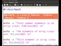 Array Operations in BASH - Oriya