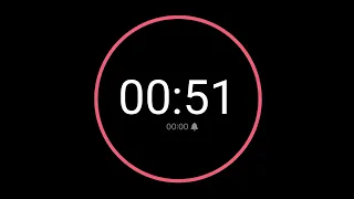 51 Second Countdown Timer iPhone Timer Style