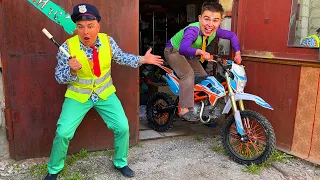 Funny Video 2026 - Giant Fire Truck And Police Car Team Up For A Crazy Family Rescue