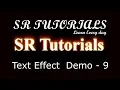 Text Shadow Effect Demo - 9 Css SR Tutorials Sarvesh Mishra SR