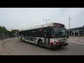 CTA Bus Howard bound D40LF 1872 Rt 97 leaving