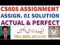 CS605 Assignment 1 Solution Fall 2020 Software Engineering II Assignment 1 Complete Solution