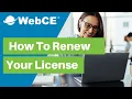 How to Renew a Professional License or Certification WebCE