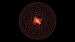 1M particles gravity simulation