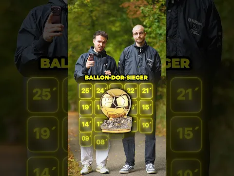 Kann er ALLE Ballon D'Or Sieger aufzählen 🏆⚽️ #fussball
