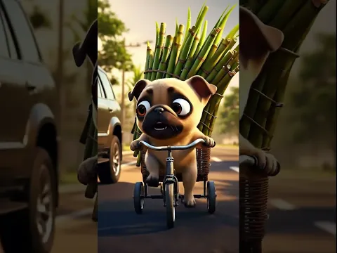 Cute Dog’s Sweet Harvest! From Sugarcane Field to Fresh Juice! 🌱🐶🥤