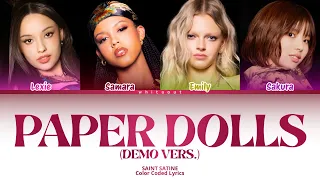 SAINT SATINE PAPER DOLLS DEMO VERS Color Coded Eng LINES NOT CONFIRMED