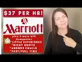 Marriott is Hiring Remote Little Experience Work From Home Jobs 2026 Night Part Time