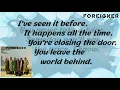 Cold as Ice - Foreigner Correct