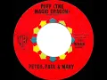 1963 HITS ARCHIVE: Puff (The Magic Dragon) - Peter Paul & Mary (a #2 record)
