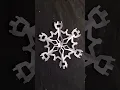Download Lagu How to make easy Paper Snowflake /Snowflake Paper craft /Paper Snowflakes making #shorts #music #yt