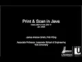 Practical Java Scanning and Printing from the Console