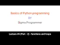 Lecture Part - 2